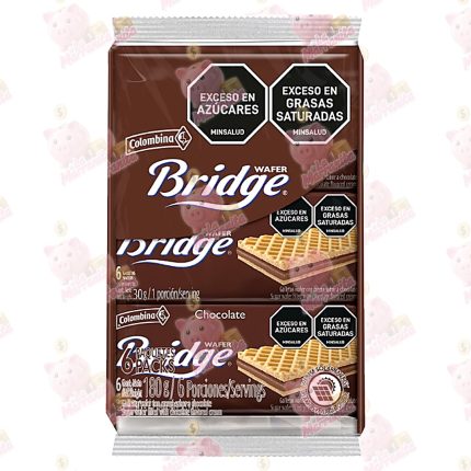 GALLETA WAFER BRIDGE CHOCOLATE*6 CJ*12