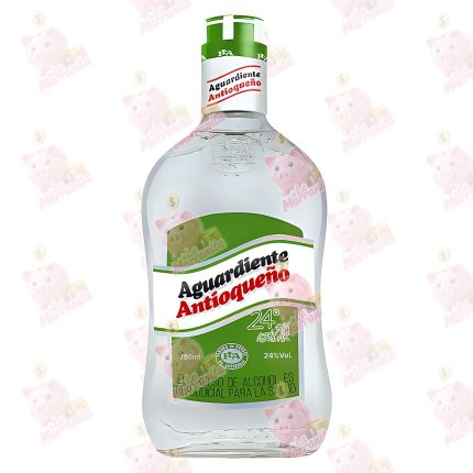 AGUARDIENTE ANTIOQUEÑO VERDE BT 750*20