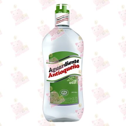AGUARDIENTE ANTIOQUEÑO VERDE LT VIDRIO*12