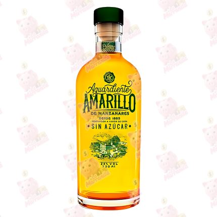 AGUARDIENTE AMARILLO SIN AZUCAR BT*12