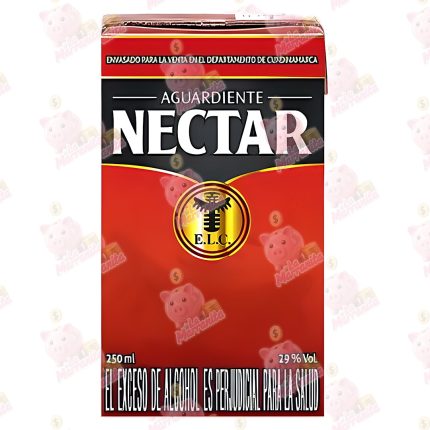 AGUARDIENTE NECTAR ROJO 1/4 250*24