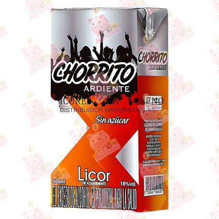 AGUARDIENTE CHORRITO 1/2 LITRO 500CC*24