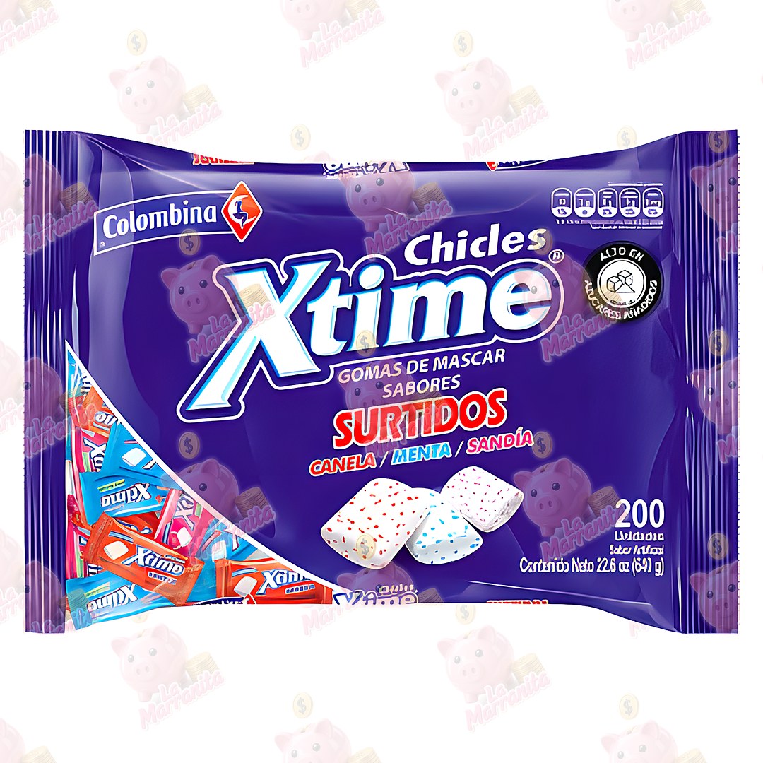 Chicle xtime bolsa surtido200 cj12 lamarranita Com Lamarranita Com lamarranita Com chicle xtime bolsa surtido200 cj12