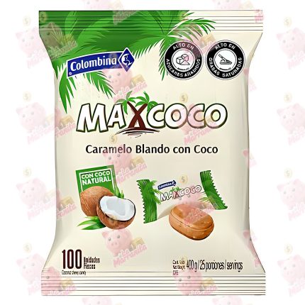 MAX COCO CARAMELO BLANDO *100 CJ*16