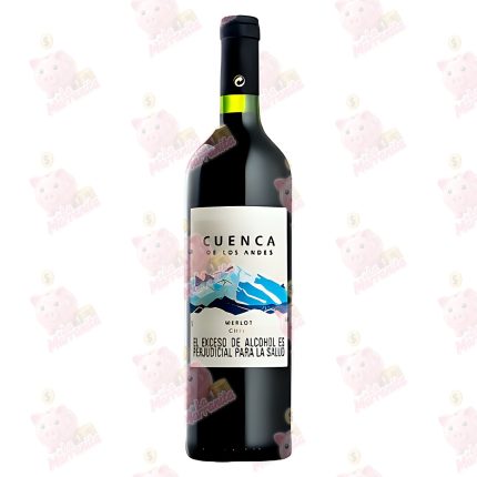 VINO CUENCA DE LOS ANDES MERLOT BT CJ*12