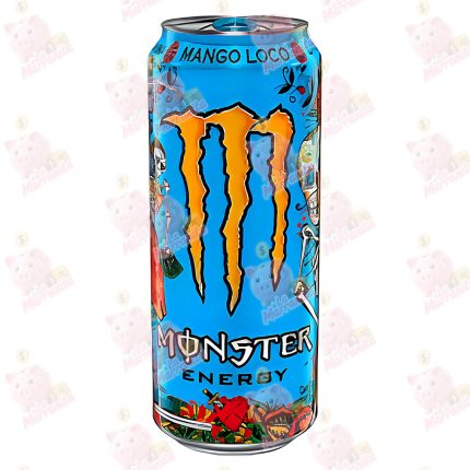 BEBIDA ENERGIZANTE UND MONSTER MANGO LOCO LATA 473ML.
