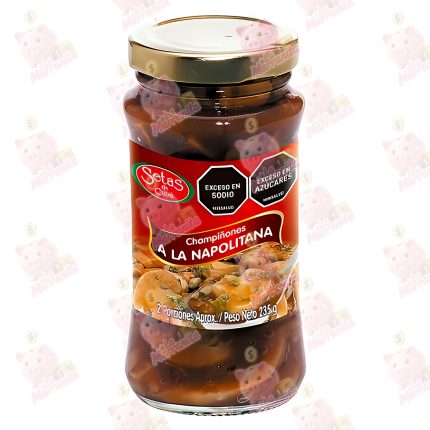 SETAS CUVIA CHAMPIÑONES NAPOLITANA 235GR CJ*12