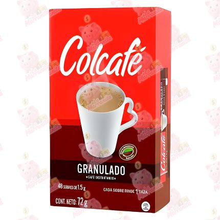 COLCAFE GRANULADO INTENSO 72GR*48 SOBRES CJ*30