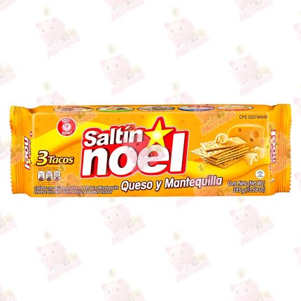 GALLETAS NOEL QUESO Y MANTEQUILLA 3 TACOS 338GR CJ*12