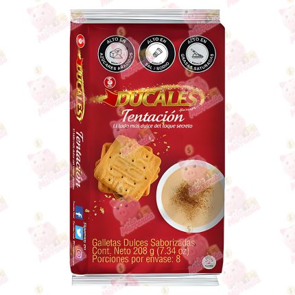 GALLETAS DUCALES TENTACION *8 208GR CJ*24