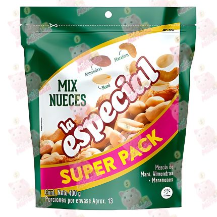 MANI DOY PACK LA ESPECIAL NUECES GRANDE 400GR CJ*12