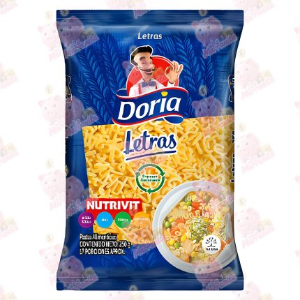DORIA LETRAS 250GR CJ*24
