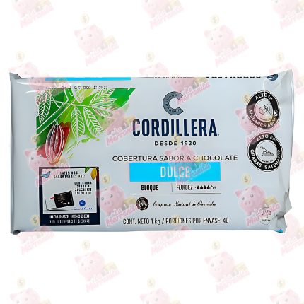 CORDILLERA BLOQUE CHOCOLATE DULCE 1KG CJ*10