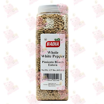 BADIA PIMIENTA BLANCA ENTERA 614.4GR CJ*6