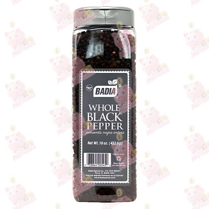 WHOLE BLACK PEPPER 453,6GR CJ*6
