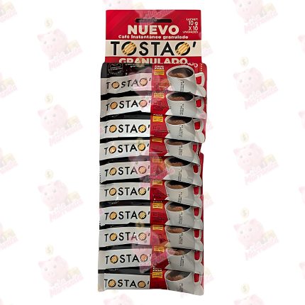 TOSTAO CAFÉ GRANULADO RISTRA*10 *10GR