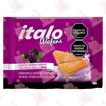 GALLETA WAFER MINITACO ITALO MORA 80GR*24
