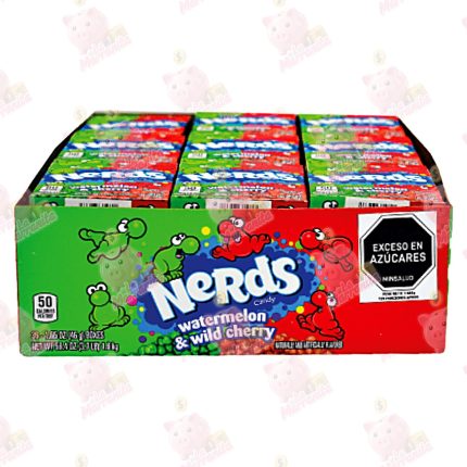 NERDS VERDE & ROJO UND