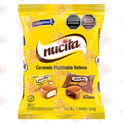 NUCITA MASTICLABE RELLENO*100 500GR*16