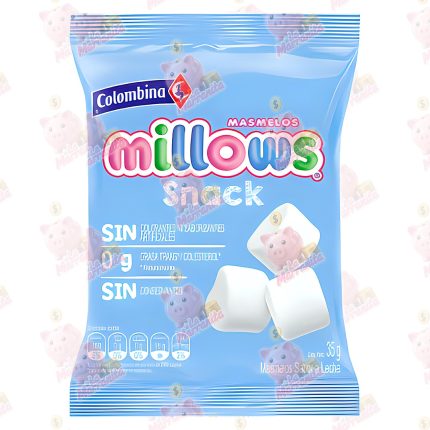 MILLOWS SNACKS BLANCO PEQ*35GR*30