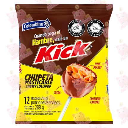 KICK CHUPETA MASTICABLE*12 288GR*20