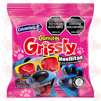 GOMAS GRISSLY SNACKS HUELLITAS UND 40GR CJ*24