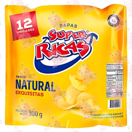 SUPER RICAS NATURAL PAQ*12 25GR