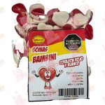 Lamarranita Com lamarranita Com gomas bambini corazon rojo  blanco 500gr cj24
