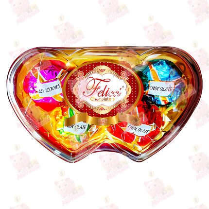 CHOCOLATE FELICCI DOBLE CORAZON*5