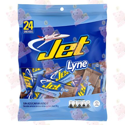 CHOCOLATINA JET LYNE BOLSA*24 UNID 9GR CJ*12
