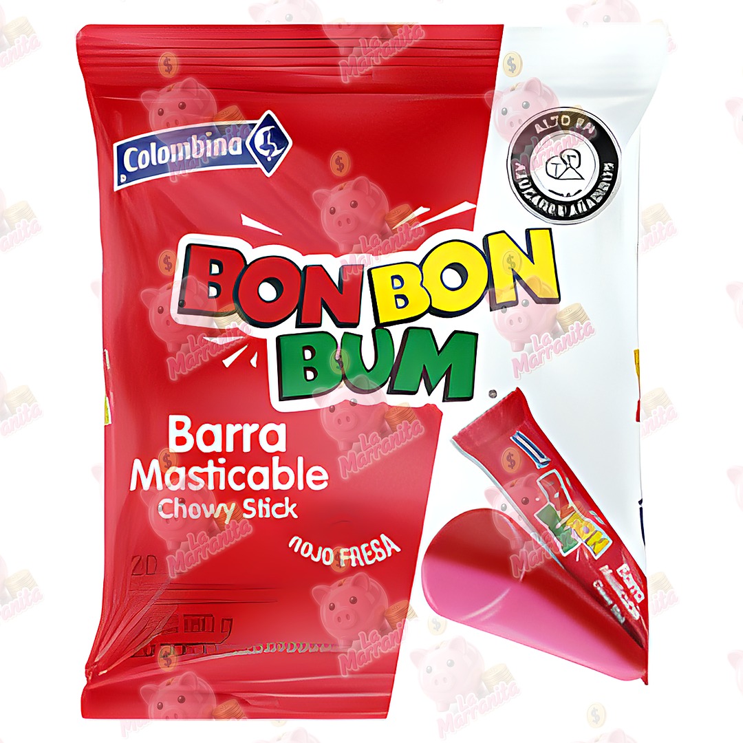 Barra mascticable bonbonbum rojo4018 lamarranita Com Lamarranita Com lamarranita Com barra mascticable bonbonbum rojo4018