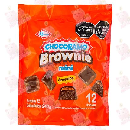 CHOCORAMO BROWNIE MINI AREQUIPE*12 20GR
