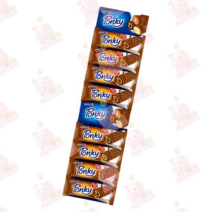 PONKY RISTRA CHOCO CARAMELO*8*18