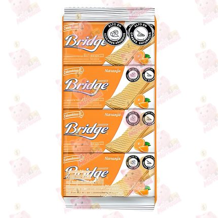GALLETA BRIDGE NARANJA*10 CJ*24