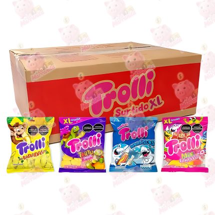 GOMAS TROLLI ROJO (MORDISCOS, BANANA,ANAYCON CJ*20