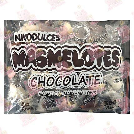 BOLSA MASMELOTES CHOCOLATE*50 300GR CJ*12