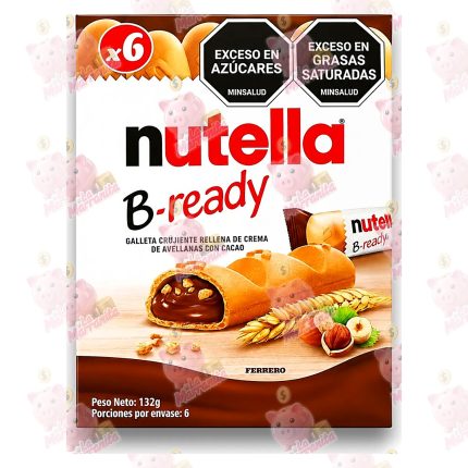 CREMA DE AVELLANA NUTELLA B-READY *132GR CJ*16