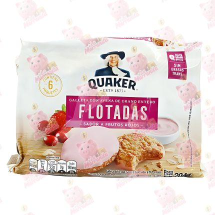GALLETA QUAKER FRUTOS ROJOS 204G