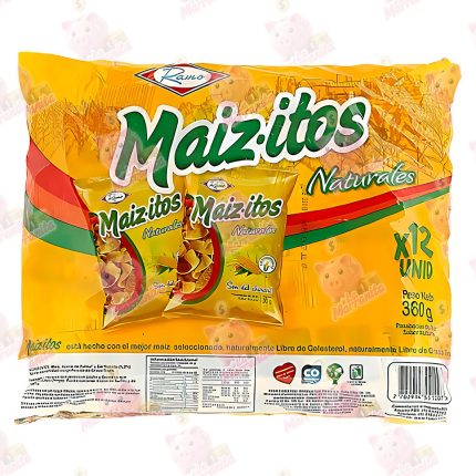 MAIZITOS NATURAL PAQ *12 45GR