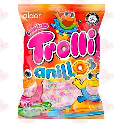 GOMAS TROLLI ANILLOS*50 200GR CJ*16