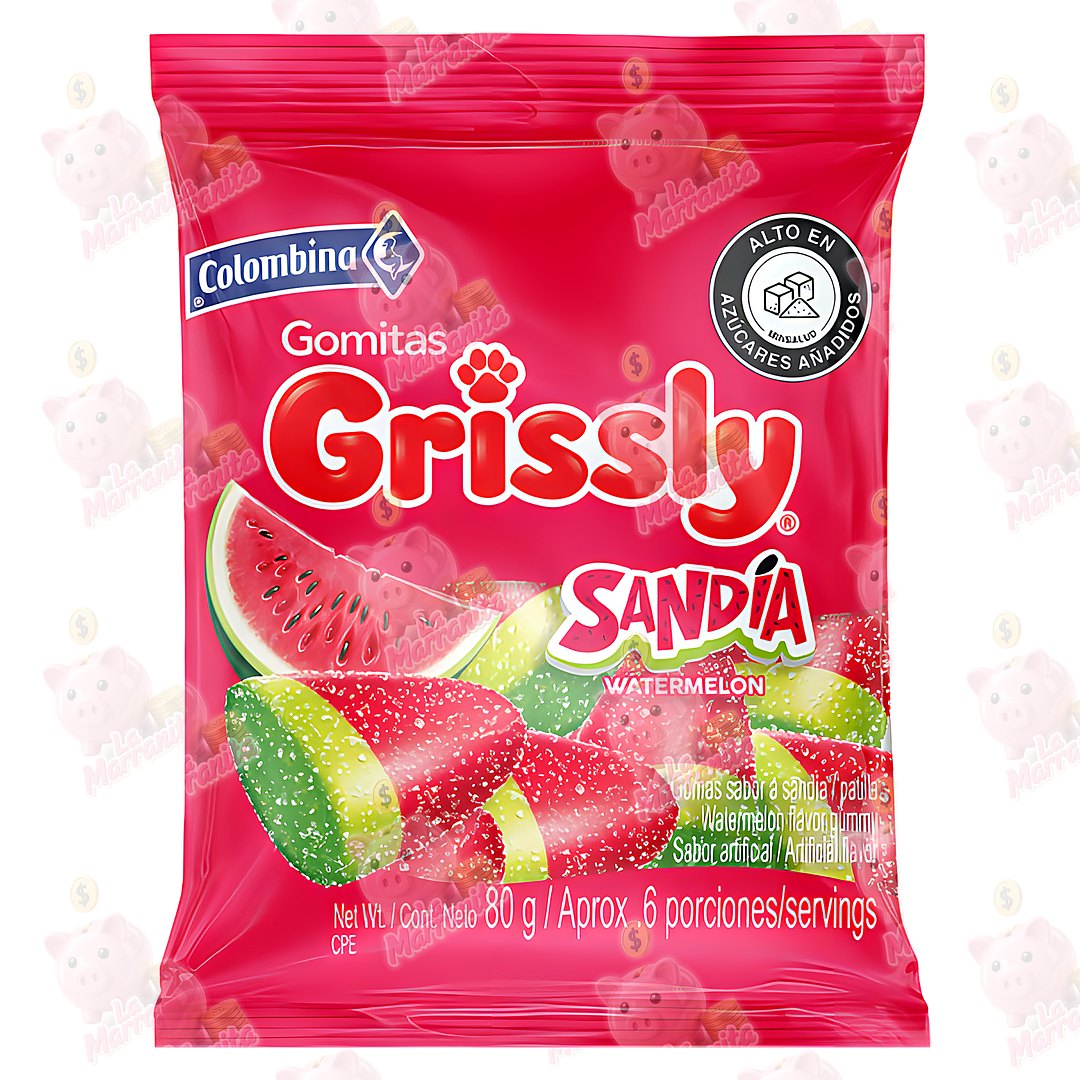 Gomas grissly sandias 70gr cj24 lamarranita Com Lamarranita Com lamarranita Com gomas grissly sandias 70gr cj24