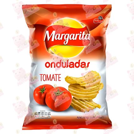 PAPAS MARGARITA ONDULADA TOMATE 105G
