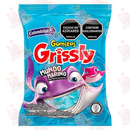 GOMAS GRISSLY MUNDO MARINO 70GR*24