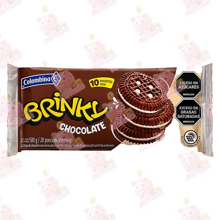 GALLETA BRINKY CHOCOLATE*10 500GR CJ*24