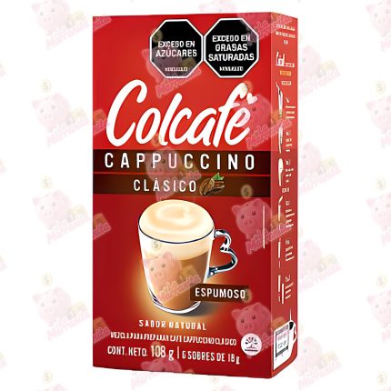 COLCAFE CAPPUCCINO CLASICO SOBRES 108GR*12