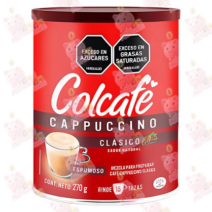 CAFE COLCAFE CAPPUCCINO CLASICO TARRO 270GR CJ*12