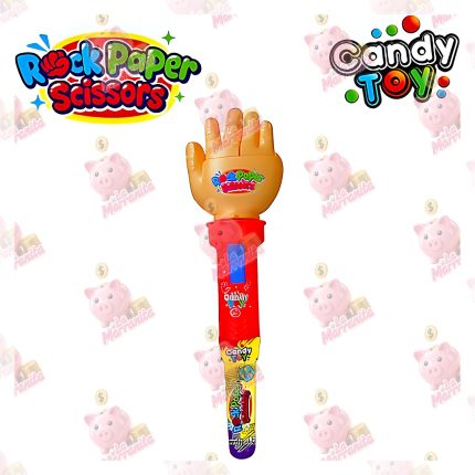 CANDY TOY ROCK PAPER UNIDAD CJ*12