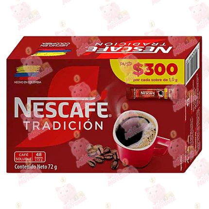 NESCAFE TRADICIONAL STICK DISPLAY*48 72GR*24