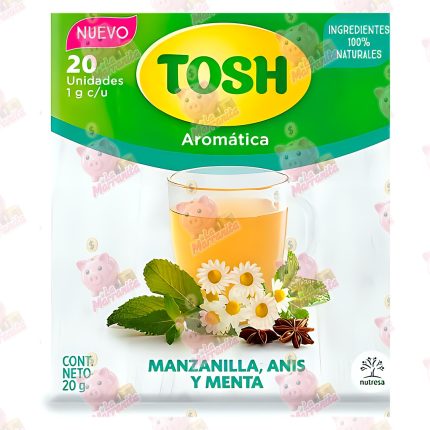 AROMATICA TOSH MANZANILLA, ANIS Y MENTA*20*20