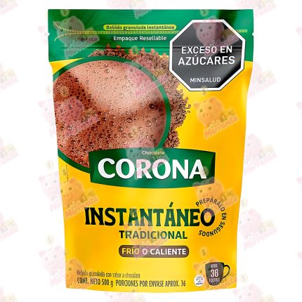 CHOCOLATE CORONA INSTANTANEO 500GR